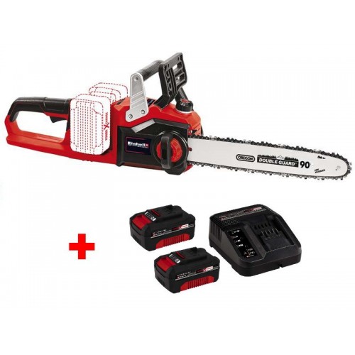 Акція! Набір Пила ланцюгова безщіткова Einhell GE-LC 36/35 Li-Solo  Kit 2х3.0 Ah (4501780K2)