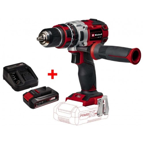 Акція! Набір Ударний шуруповерт безщітковий Einhell TP-CD 18/80 Li-i BL - Solo + зарядний пристрій і акумулятор 18V 2,5 Ah