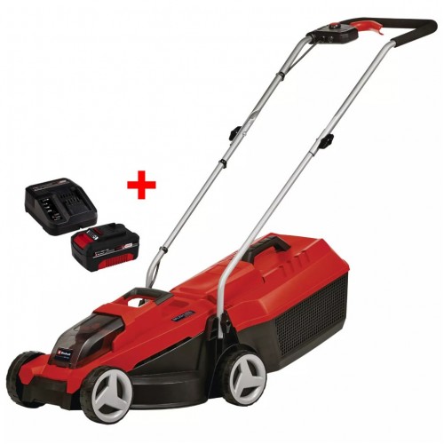 Акция! Набор Газонокосилка аккумуляторная бесщеточная Einhell GE-CM 18/32 Li - Solo + зарядное устройство и аккумулятор 18V 4,0 Ah (3413256K)
