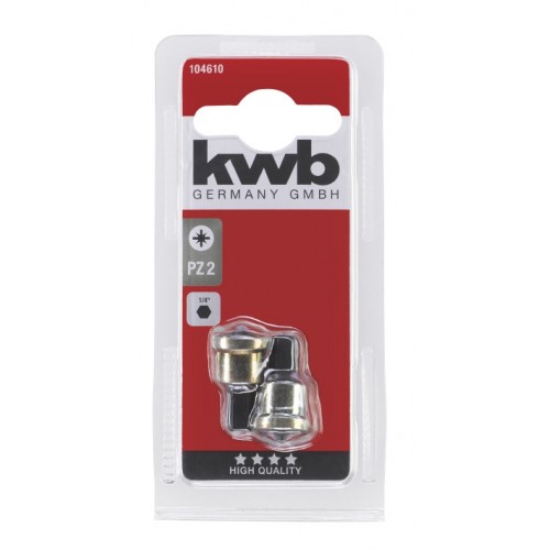 Біта з обмежувачем глибини, PZ2, 2 шт, KWB (104610)