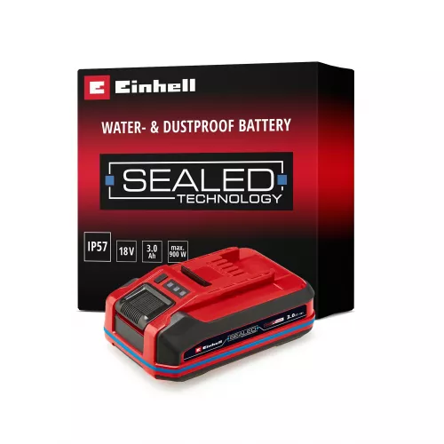 Акумулятор Einhell 18V 3,0Ah SEALED Power X-Change PLUS, 900Вт, 0.58кг (4511618)