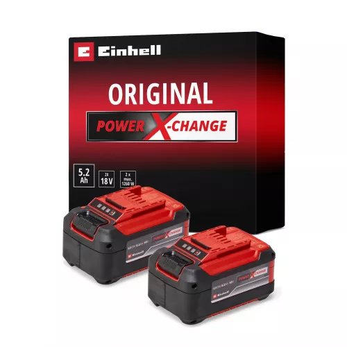 Набір акумуляторів Einhell 2x 18V 5.2Ah PXC Twinpack, 2шт. (4511526)