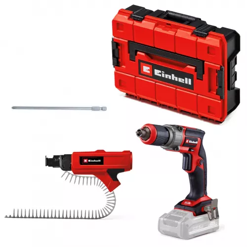 Акумуляторний шуруповерт для гіпсокартону Einhell Professional TP-DY 18 Li BL +Magazine (Стрічковий)