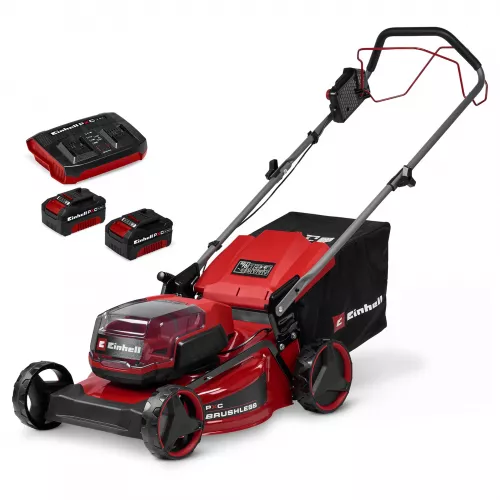 Самохідна акумуляторна газонокосарка Einhell GC-CM 36/46 S Li BL (2x4.0Ah)