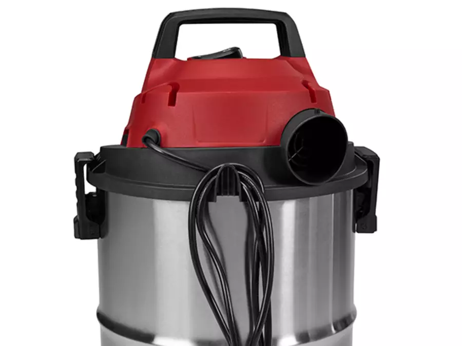 Задня частина пилососа Einhell TC-VC 2045 S з намотаним кабелем живлення.