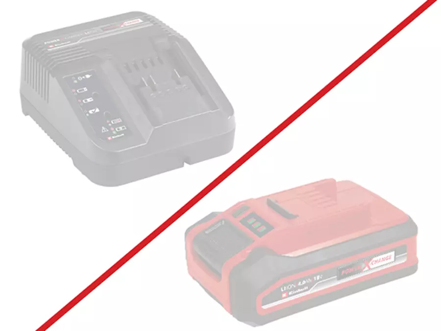 Акумуляторний компресор Einhell SILENZZO 18/160 без акумулятора та зарядного пристрою Power X-Change – не входить до комплекту поставки.