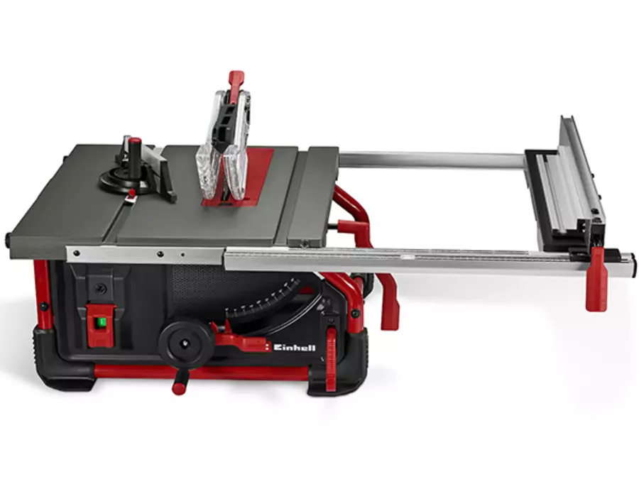 Настільна пилка Einhell TE-TS 10 T з подовженим столом.