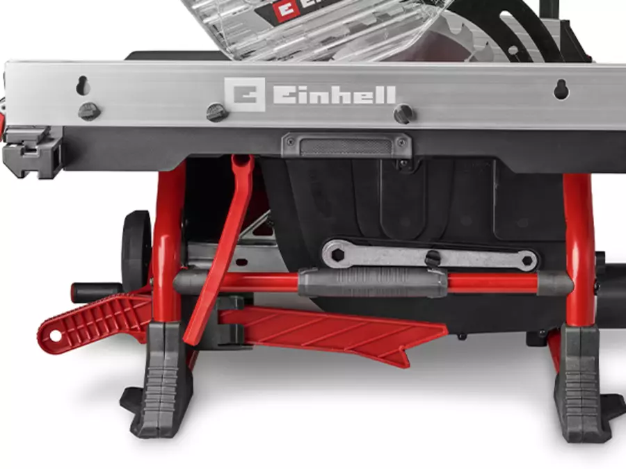 На задней панели беспроводной настольной пилы Einhell TE-TS 36/10 T Li - Solo расположен держатель для принадлежностей, обеспечивающий место для размещения аксессуаров.